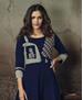 Picture of Graceful Navy Blue Readymade Gown