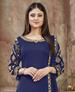Picture of Sightly Royal Blue Patiala Salwar Kameez