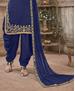 Picture of Sightly Royal Blue Patiala Salwar Kameez
