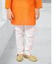 Picture of Admirable Orange Kids Kurta Pyjama