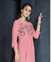 Picture of Graceful Pink Readymade Gown