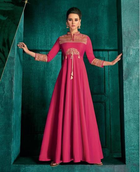 Red Flamingo FlaredAline Gown Price in India  Buy Red Flamingo  FlaredAline Gown online at Flipkartcom