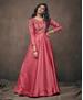 Picture of Beautiful Old Rose Pink Readymade Gown