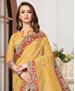 Picture of Charming Musturd Yellow Silk Saree