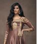 Picture of Superb Brown Readymade Gown