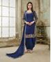 Picture of Lovely Royal Blue Patiala Salwar Kameez