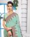 Picture of Fascinating Pastel Green Georgette Saree
