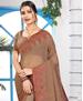 Picture of Superb Brown Georgette Saree