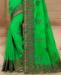 Picture of Magnificent Green Georgette Saree