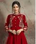 Picture of Lovely Red Party Wear Gown