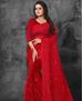 Picture of Resplendent Red Net Saree
