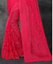 Picture of Appealing Dark Pink Net Saree