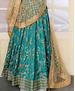 Picture of Comely Teal Green Lehenga Choli