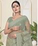 Picture of Nice Pastel Green Net Saree