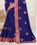 Picture of Nice Royal Blue Casual Saree
