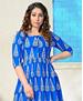 Picture of Fine Blue Readymade Gown