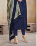 Picture of Alluring Navy Blue Readymade Salwar Kameez