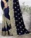 Picture of Enticing Navy Blue Casual Saree