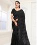 Picture of Charming Black Net Saree