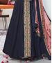 Picture of Gorgeous Navy Blue Readymade Salwar Kameez