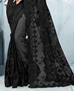 Picture of Stunning Black Net Saree