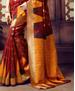 Picture of Appealing Maroon Silk Saree