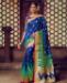 Picture of Shapely Royal Blue Silk Saree