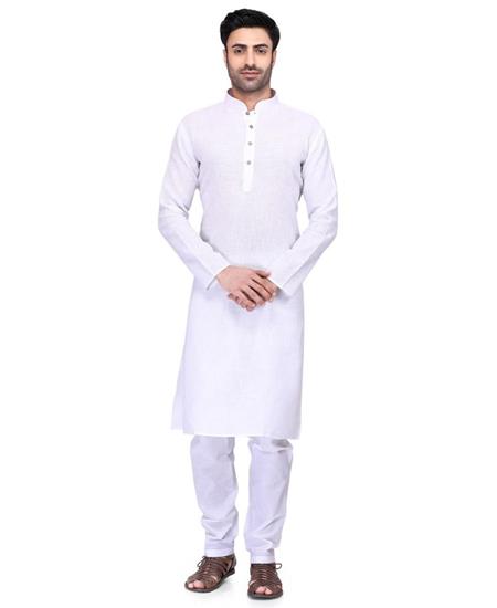 Picture of Well Formed White Kurtas