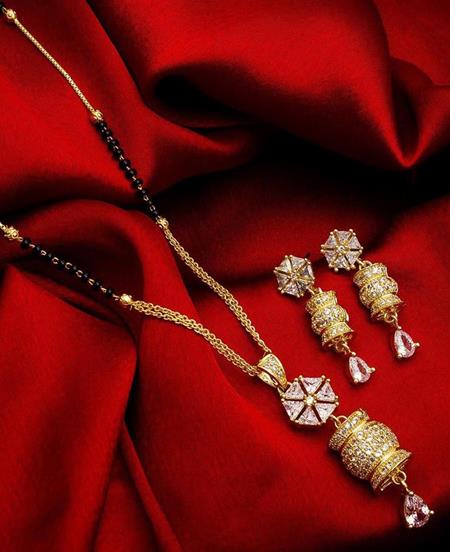 Picture of Pleasing Golden Mangalsutra