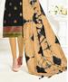 Picture of Sightly Black Straight Cut Salwar Kameez