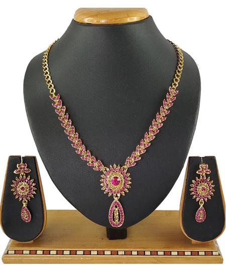 Picture of Good Looking Rani Pink Earrings