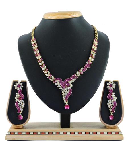 Picture of Graceful Rani Pink Earrings