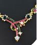 Picture of Charming Green+pink Necklace Set