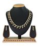 Picture of Superb White+gold Necklace Set