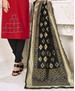 Picture of Enticing Red Cotton Salwar Kameez