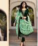 Picture of Ideal Forest Green Straight Cut Salwar Kameez