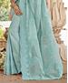 Picture of Lovely Light Blue Chiffon Saree