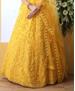 Picture of Bewitching Yellow Party Wear Gown