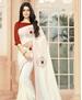 Picture of Amazing White Casual Saree