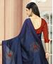 Picture of Well Formed Royal Blue Casual Saree