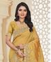 Picture of Comely Occur Yellow Silk Saree