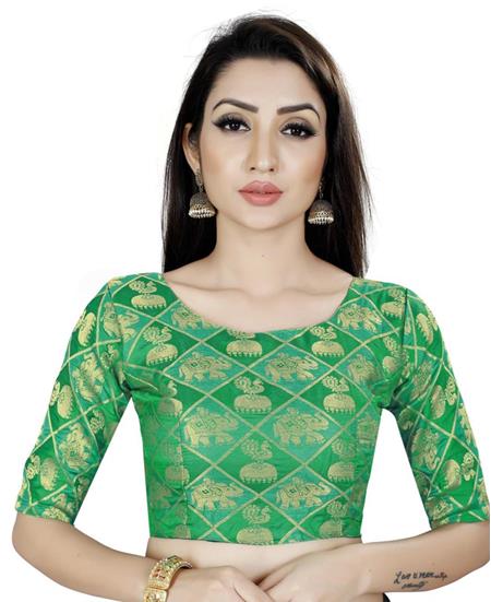 Picture of Bewitching Green Designer Blouse