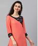 Picture of Magnificent Coral- Black Kurtis & Tunic
