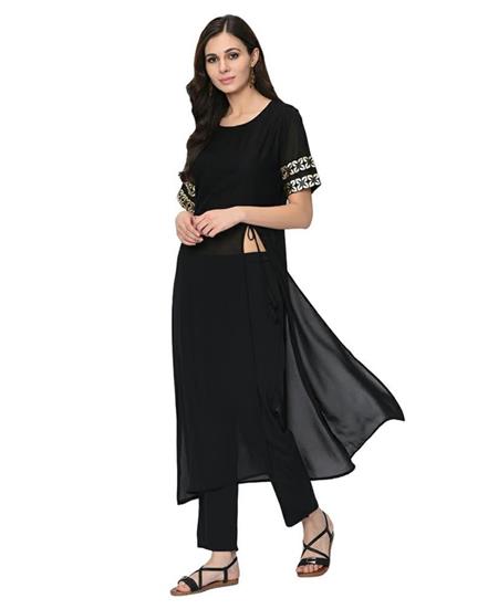 Picture of Lovely Black Kurtis & Tunic