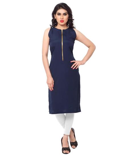 Picture of Bewitching Navy Blue Kurtis & Tunic