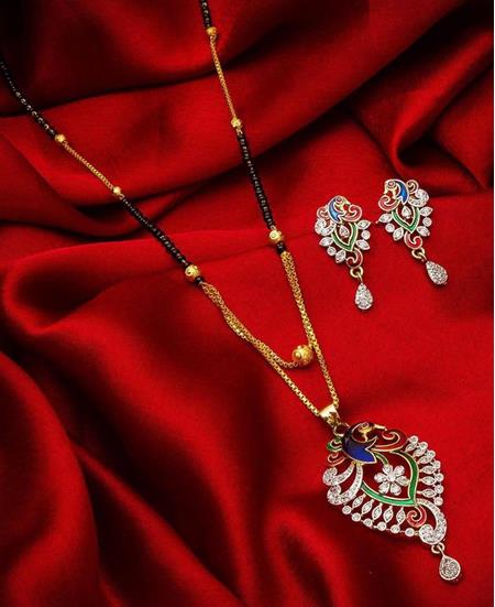 Picture of Pleasing Golden Mangalsutra