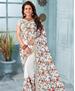 Picture of Marvelous White Georgette Saree