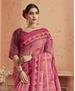 Picture of Comely Pink Casual Saree