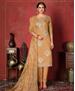 Picture of Delightful Occur Yellow Straight Cut Salwar Kameez