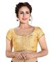Picture of Well Formed Gold Designer Blouse